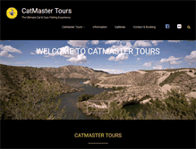 Tablet Screenshot of catmastertours.com